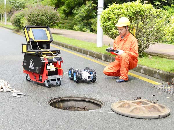 岳塘管道机器人检测