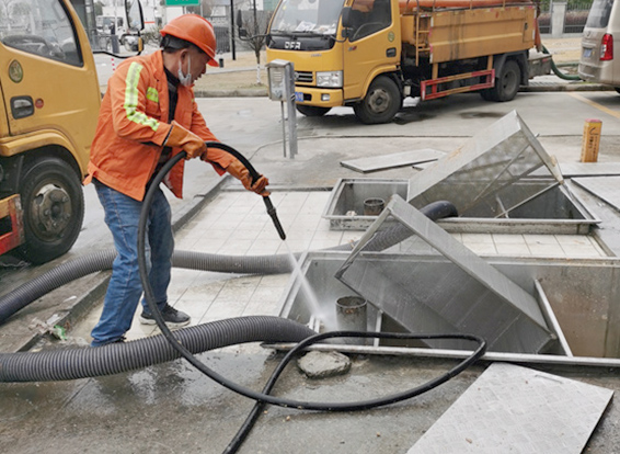 岳塘隔油池清理